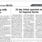 30day infant operated on for Inguinal Hernia