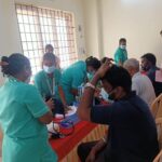 Free Medical Camp conducted at Shri Draupathi Amman Kovil Street, Korattur, Chennai.​
