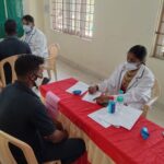 Free Medical Camp conducted at Shri Draupathi Amman Kovil Street, Korattur, Chennai.​