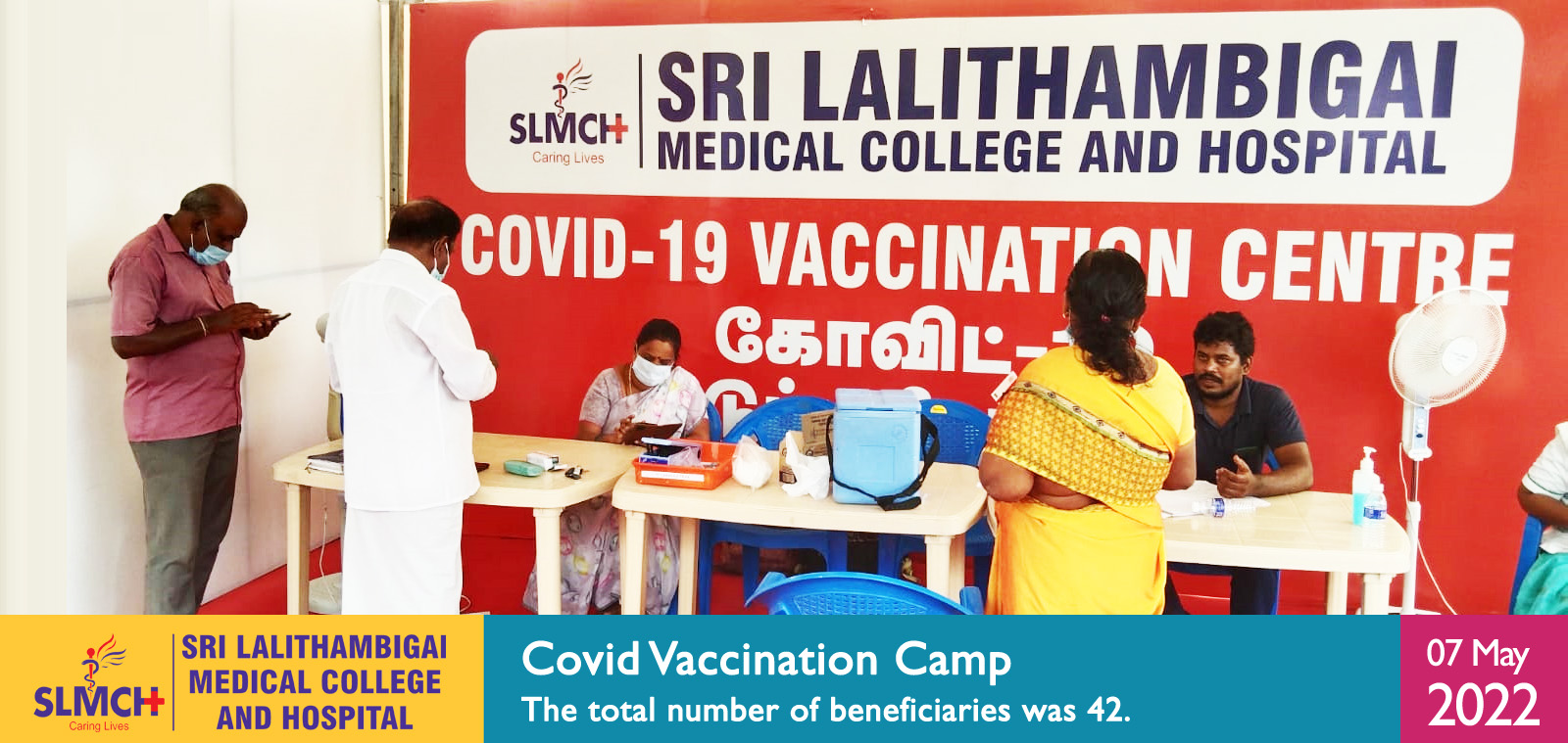 Covid Vaccination Camp on 07 May 2022