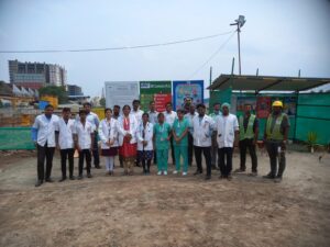 Medical Camp at URC Construction Company, Ambattur