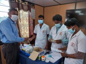 Medical Camp at URC Construction Company, Ambattur