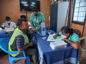Medical Camp at URC Construction Company, Ambattur