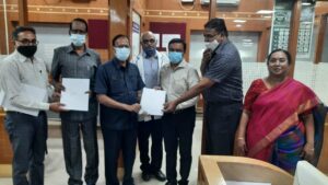 Office bearers from Lions Club invited our Founder Chancellor, President