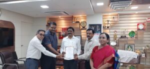 Office bearers from Lions Club invited our Founder Chancellor, President