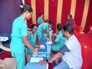 Medical Camp at Venkateswara Chakra School