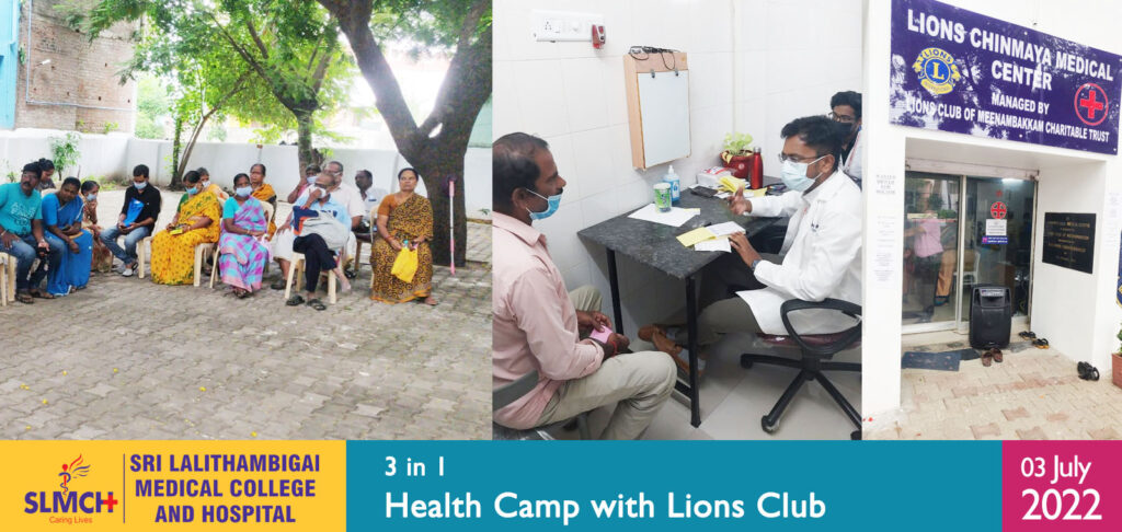 3 in 1 Health Camp with Lions Club