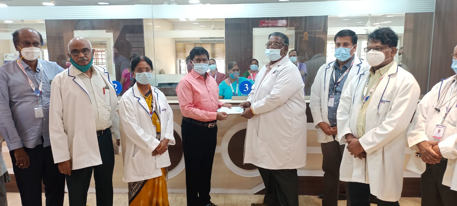 Our President honoured the best performing departments
