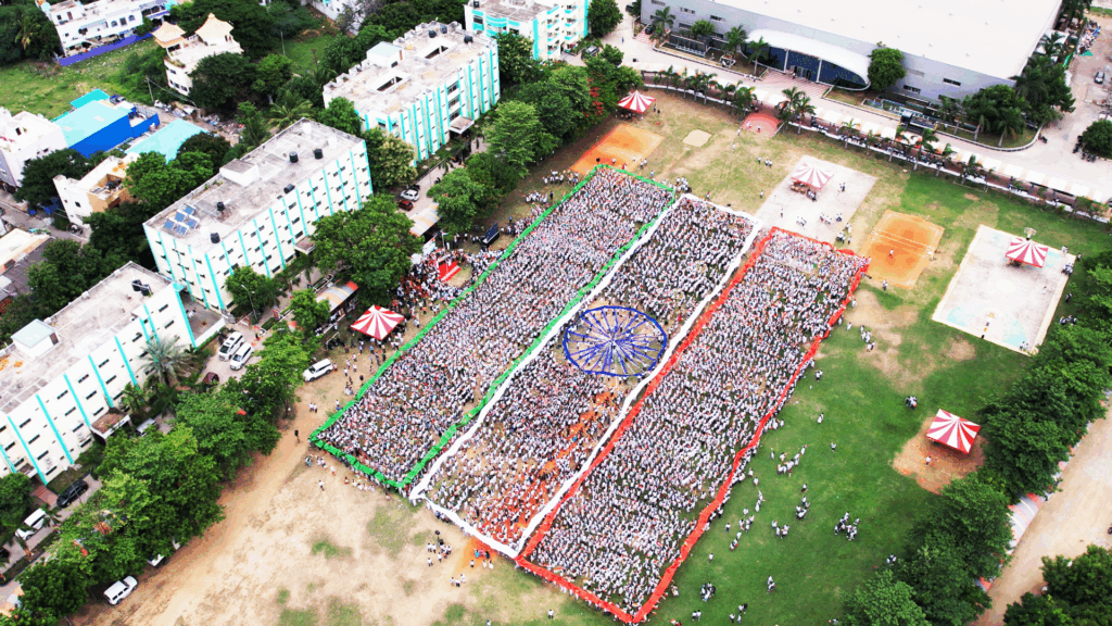 National Flag formations - World Record by The World Records Union.