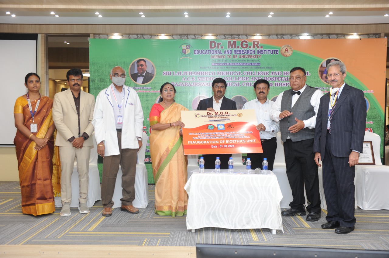 Our Dynamic and Honourable President sir has been awarded as chairperson - Bioethics unit of the International