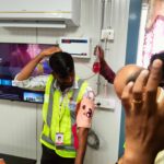 CPR training at URC construction