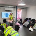 CPR training at URC construction