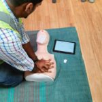 CPR training at URC construction