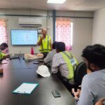 CPR training at URC construction