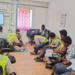 CPR training at URC construction