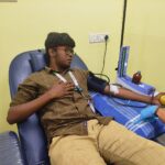 To mark the celebration of Our beloved Founder Chancellor's Birthday Blood Donation Camp