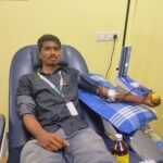 To mark the celebration of Our beloved Founder Chancellor's Birthday Blood Donation Camp