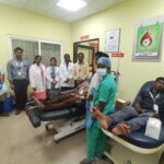 To mark the celebration of Our beloved Founder Chancellor's Birthday Blood Donation Camp