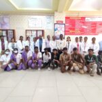 To mark the celebration of Our beloved Founder Chancellor's Birthday Blood Donation Camp