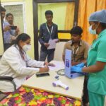 To mark the celebration of Our beloved Founder Chancellor's Birthday Blood Donation Camp