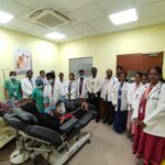 To mark the celebration of Our beloved Founder Chancellor's Birthday Blood Donation Camp