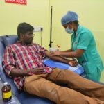 To mark the celebration of Our beloved Founder Chancellor's Birthday Blood Donation Camp