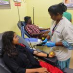 To mark the celebration of Our beloved Founder Chancellor's Birthday Blood Donation Camp