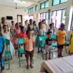 To mark the celebration of Our beloved Founder Chancellor's Birthday Lunch hospitality to Sumaithangi trust Mogappair East, Chennai