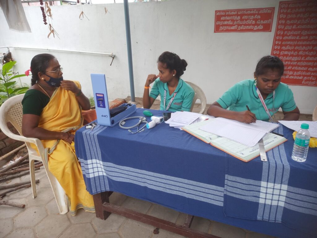 Free health checkup camp at VEMBULIAMMAN TEMPLE at vanagaram
