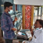 Free health checkup camp at temple