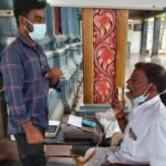 Free health checkup camp at temple