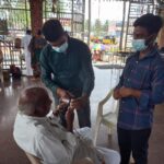 Free health checkup camp at temple