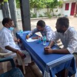 Free health checkup camp at temple