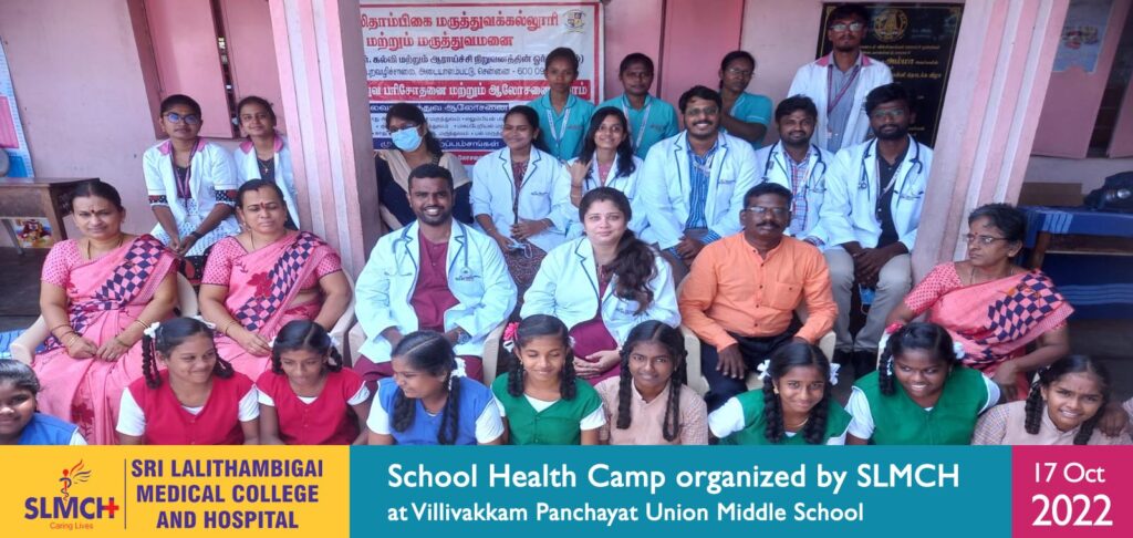 School Health Camp at Villivakkam Panchayat Union Middle School