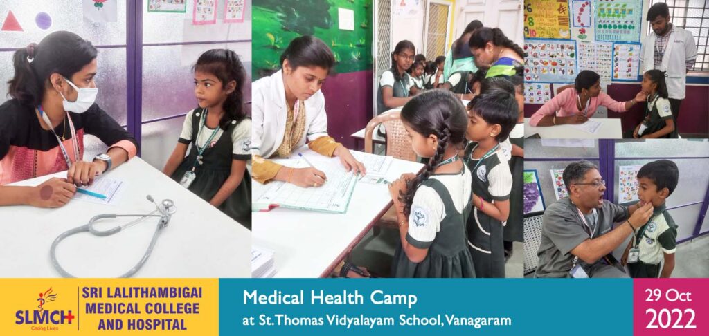Medical Health Camp  at St.Thomas Vidyalayam School, Vanagaram