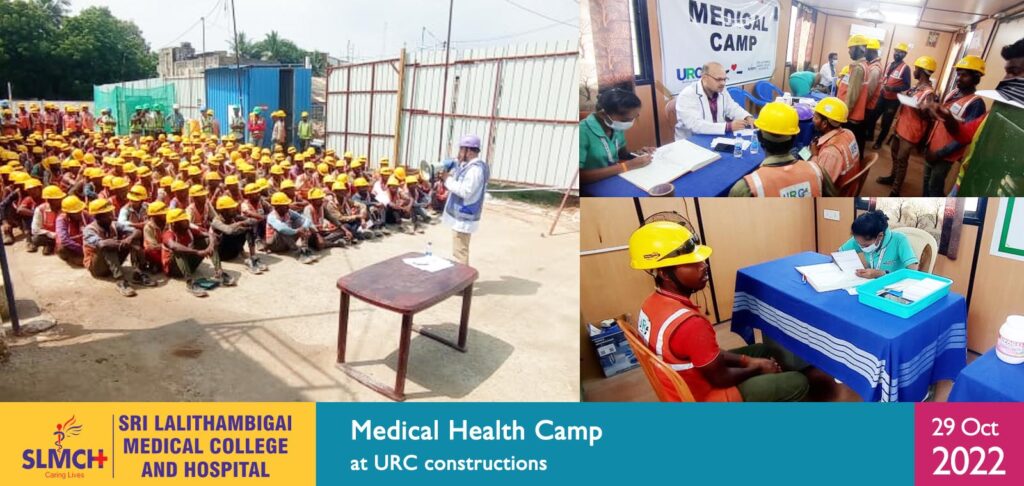 Medical Camp at URC constructions